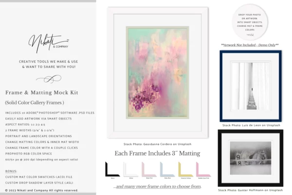 Gallery Frame Mockup Kit