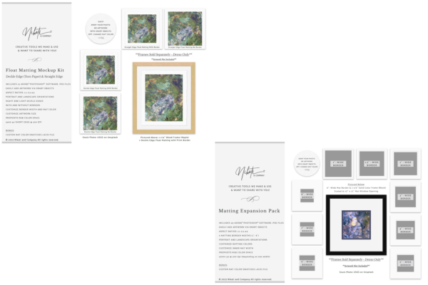 Matting Mockup Bundle