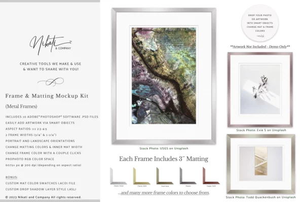 Metal Frame Mockup Kit